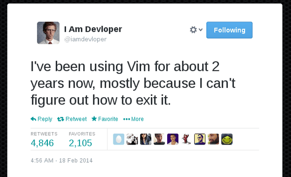 Can't quit vim after using it for 2 years